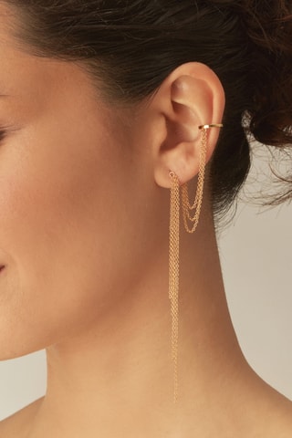 Piercing Tana - Prata banhada a ouro amarelo 