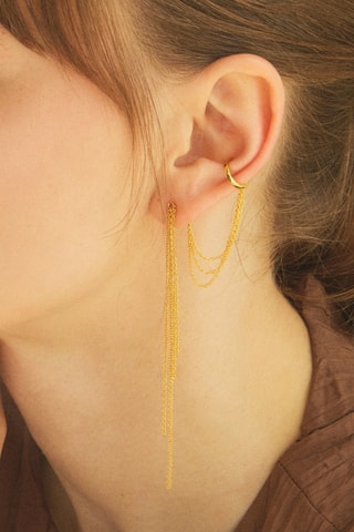Piercing Tana - Prata banhada a ouro amarelo 