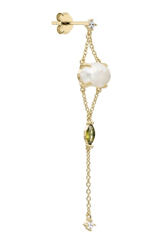 Piercing Shinju - Prata banhada a ouro amarelo 