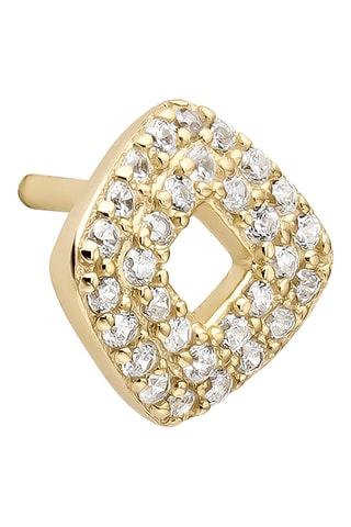 Piercing Lena - Prata banhada a ouro amarelo