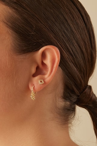 Piercing Lena - Prata banhada a ouro amarelo