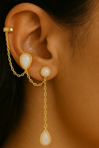 Piercing Multiple - Prata e ágatas