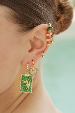 Piercing Ferrara - Prata banhada a ouro amarelo