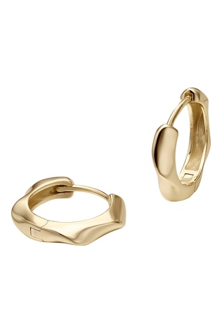 Argolas Isha - Prata e banhada a ouro amarelo