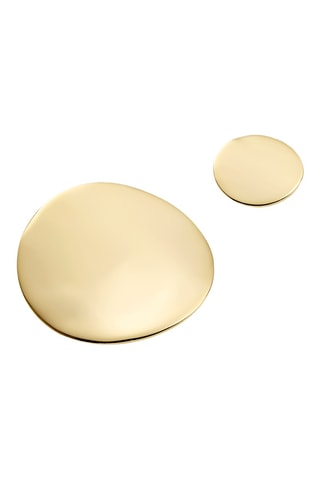 Brincos Sora - Prata e banhada a ouro amarelo