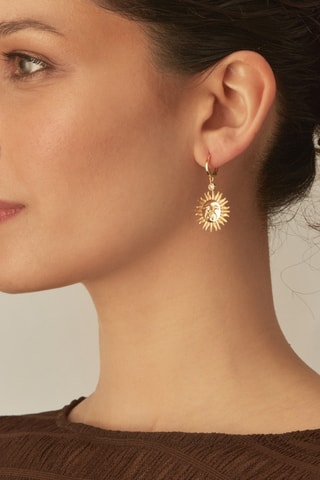 Piercing Soléil Joyeux - Prata banhada a ouro amarelo