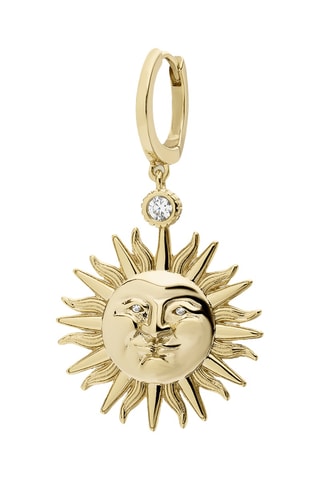 Piercing Soléil Joyeux - Prata banhada a ouro amarelo