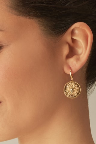 Piercing Méduse - Prata banhada a ouro amarelo