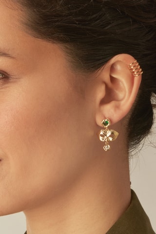 Piercing Gold Mascara - Prata banhada a ouro amarelo e espinela