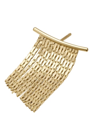 Piercing Aiko - Prata banhada a ouro amarelo