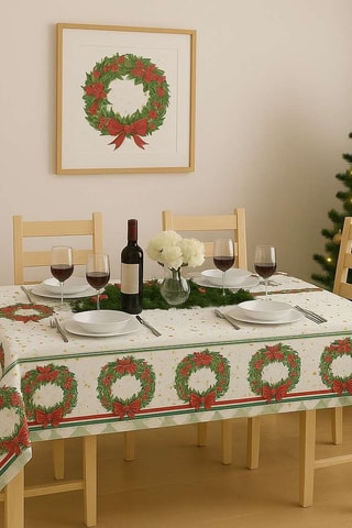 Nappe carrée - Blanc - 140 x 140 cm