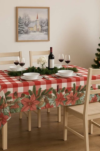 Nappe rectangulaire - Multicolore - 140 x 300 cm