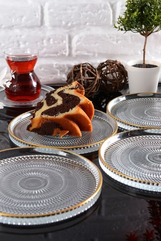 4 assiettes à dessert - 16 cm