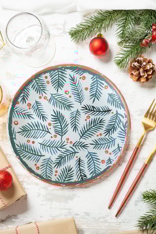 Assiette plate en céramique - 26 cm