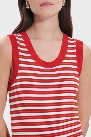 Camisola de alças - Vermelho