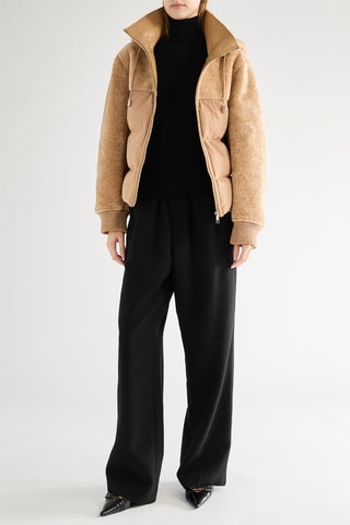 Blusão com capuz - Camel