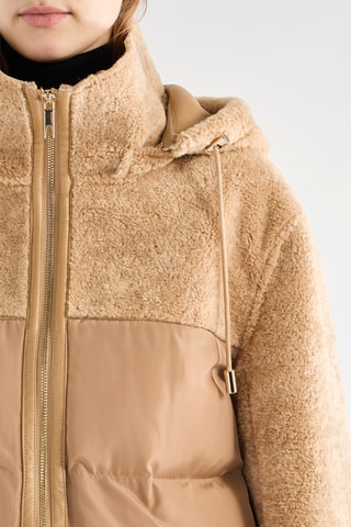 Blusão com capuz - Camel