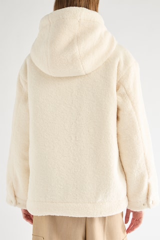 Parca com capuz - Cru