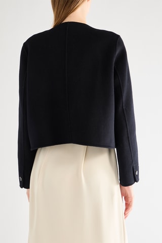 Casaco em lã - Preto