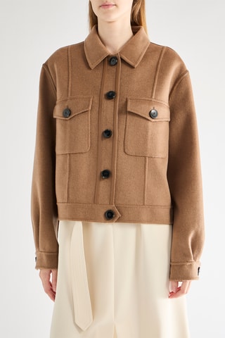 Veste en laine - Camel