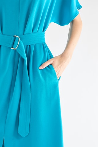 Vestido direito - Turquesa