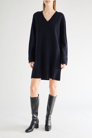 Vestido-camisola - Azul-marinho