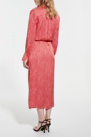 Vestido traçado - Vermelho