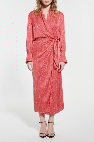 Vestido traçado - Vermelho