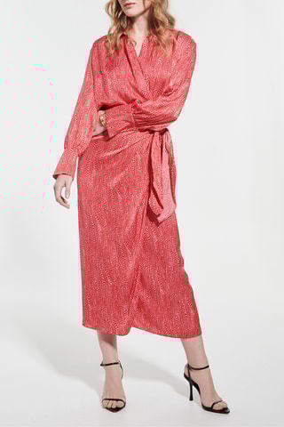 Vestido traçado - Vermelho