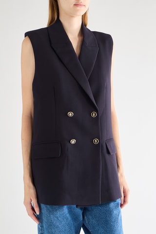 Colete de fato - Azul-marinho