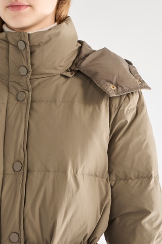 Blusão com capuz - Caqui