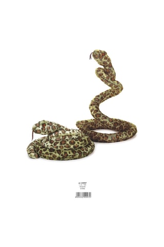 Peluche serpent - Beige et jaune - Dès 6 ans