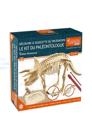 Kit du paléontologue découverte du Tricératops - Dès 6 ans
