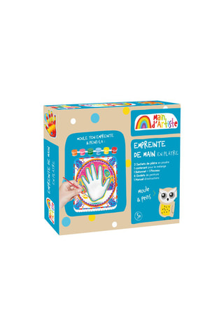Kit empreinte de main en plâtre Dès 5 ans