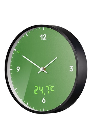 Horloge - 24 cm - Vert et noir