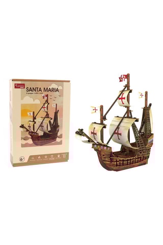 Maquette 3D Bateau Santa Maria - 93 pièces - Dès 6 ans