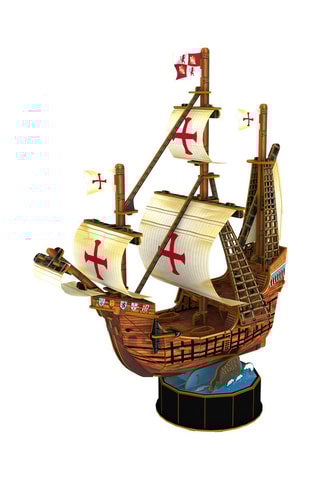 Maquette 3D Bateau Santa Maria - 93 pièces - Dès 6 ans