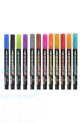 12 feutres marqueurs - Dès 6 ans