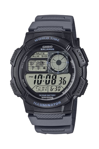 Digitaal Hars Horloge - Chronometer - Grijs en Zwart