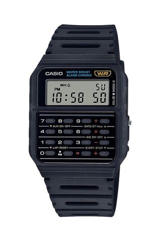 Hars Quartz Horloge Casio Collection - Chronometer - Zwart