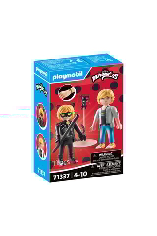 Coffret Adrien et Chat Noir Miraculous - 11 accessoires - Dès 4 ans