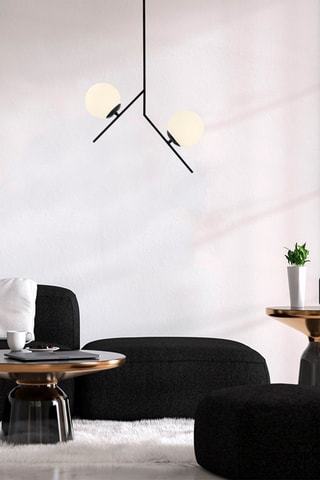 Suspension Dolunay - Noir et blanc