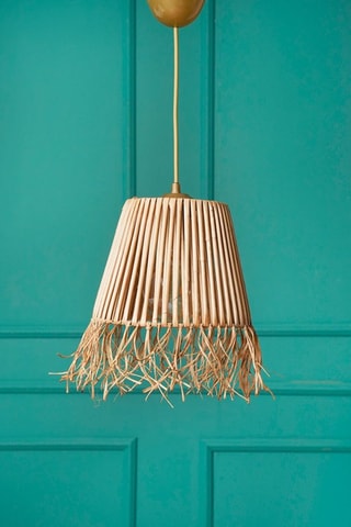 Suspension Naturel et doré