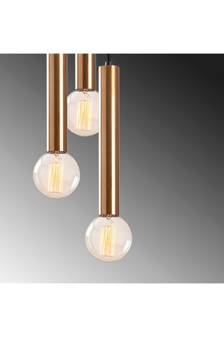 Suspension Tempo - Doré - 3 x 40 W