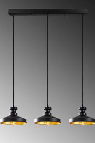 Suspension Berceste - Noir - 3 x 100 W