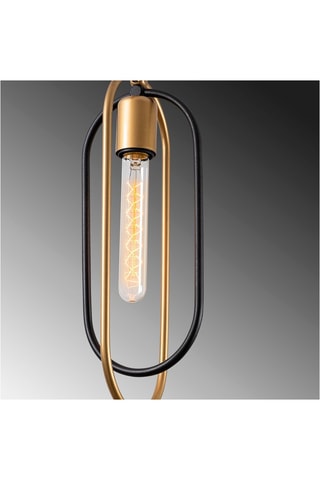 Suspension Cerco - Noir et doré