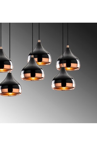 Suspension Yildo - Noir et doré