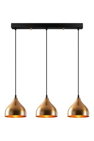 Suspension Tattoo - Noir et cuivré