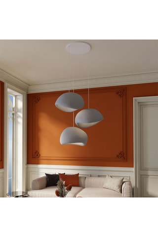 Suspension - Gris clair - 3 x 40 W