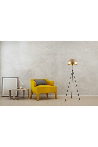 Lampadaire trépied - Doré - 40 W